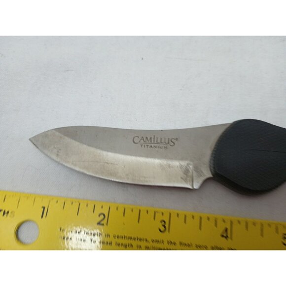 Camillus Fixed Blade Knife Titanium With Sheath 7.5” Long - Picture 4 of 6